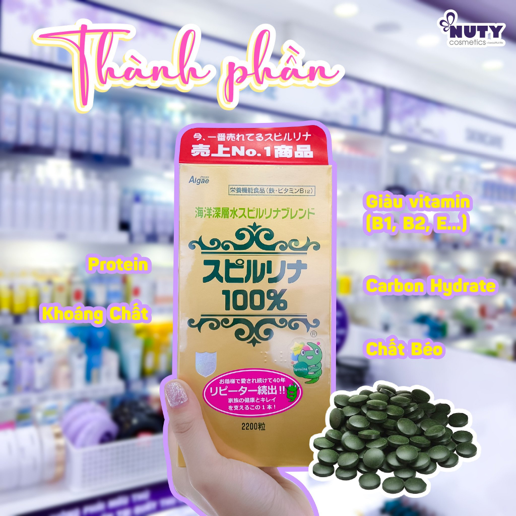 Viên Uống Tảo Xoắn Spirulina