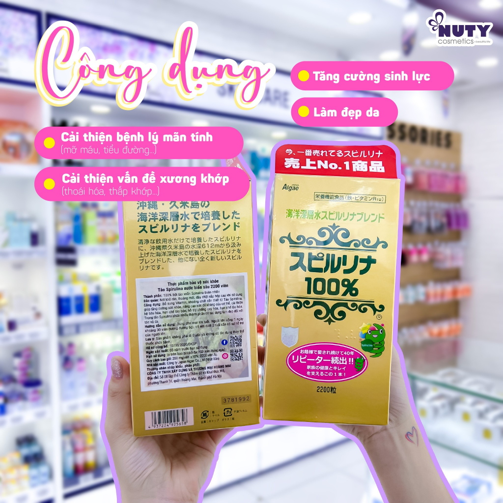 Viên Uống Tảo Xoắn Spirulina