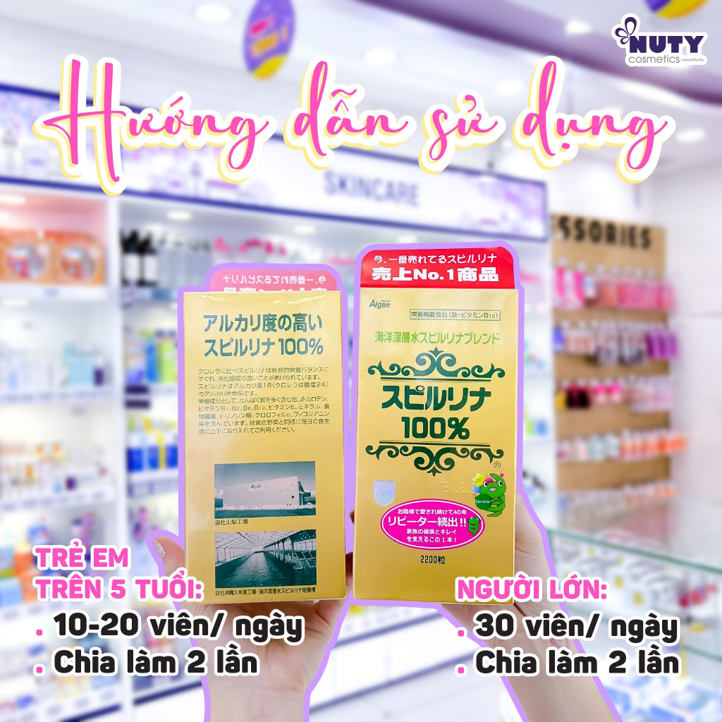 Viên Uống Tảo Xoắn Spirulina