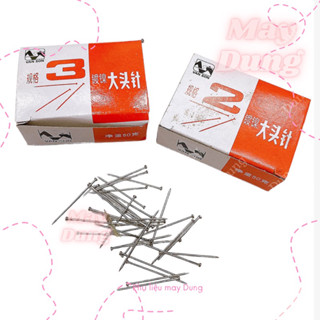 Kim ghim( đinh) hộp 150 cây)số 2 dài 25mm số 3 dài 26mm