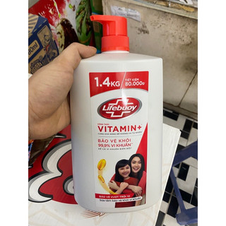 Sữa tắm lifeboy bảo vệ vượt trội chai lớn 1.4kg