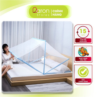 Màn chụp tự bung đỉnh vuông chống muỗi mùng chụp chống muỗi người lớn và trẻ em bảo hành 1 năm
