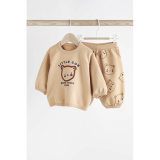 Set bộ gấu Bear Hugs màu nâu vàng cho bé trai bé gái size từ 10-22 cân