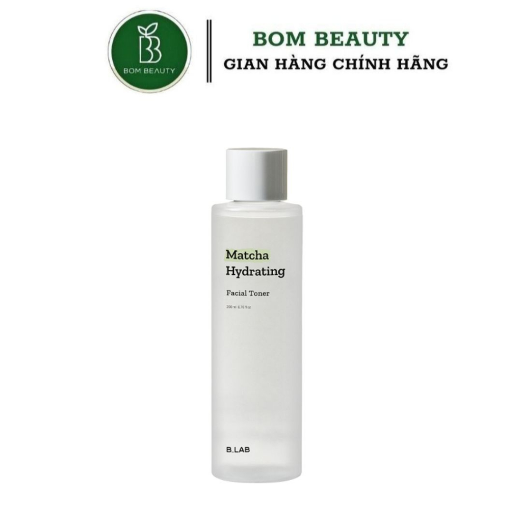 Nước hoa hồng chiết xuất trà xanh blab B_LAB Matcha Hydrating Facial Toner 200ml