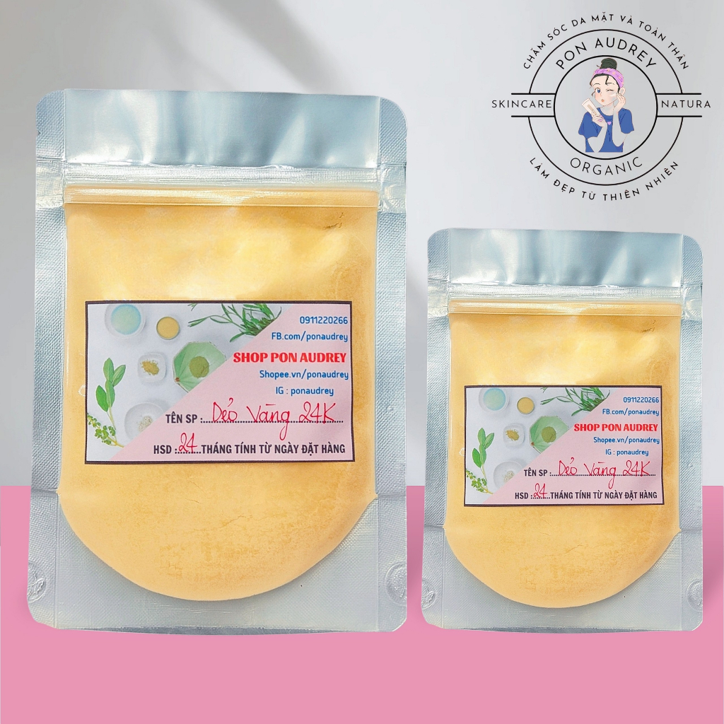 Mặt Nạ Dẻo Vàng Sâm 24K Nguyên Chất