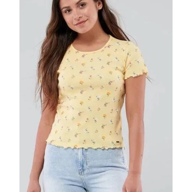 Áo thun viền bèo F21 dư xịn 6-16y