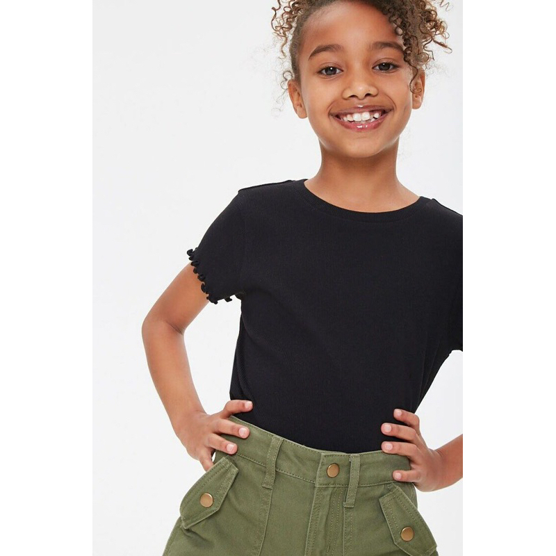 Áo thun viền bèo F21 dư xịn 6-16y