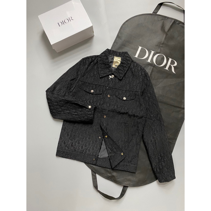 Áo Da Vân nổi Monogram Hoạ Tiết Trần Bông Nhẹ New