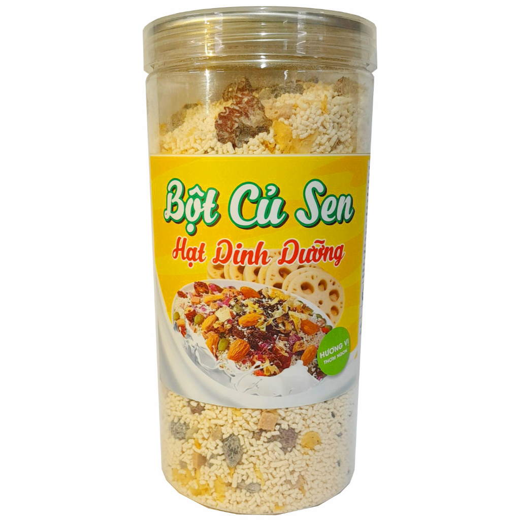 Bột Củ Sen Mix Hạt Dinh Dưỡng NTFood hũ 500gr - Nhất Tín Food