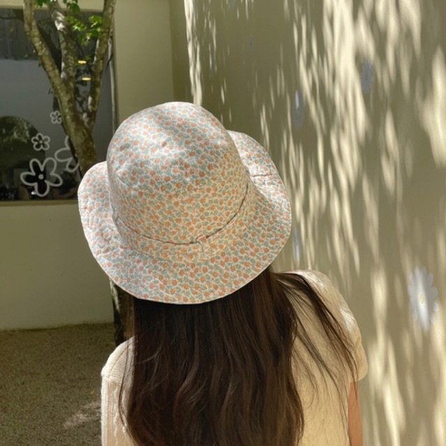 Nón 2 mặt Eloise xanh mint bạc hà