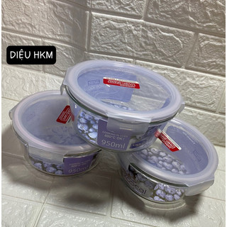 Hộp thuỷ tinh lock&lock 950ml nắp gài