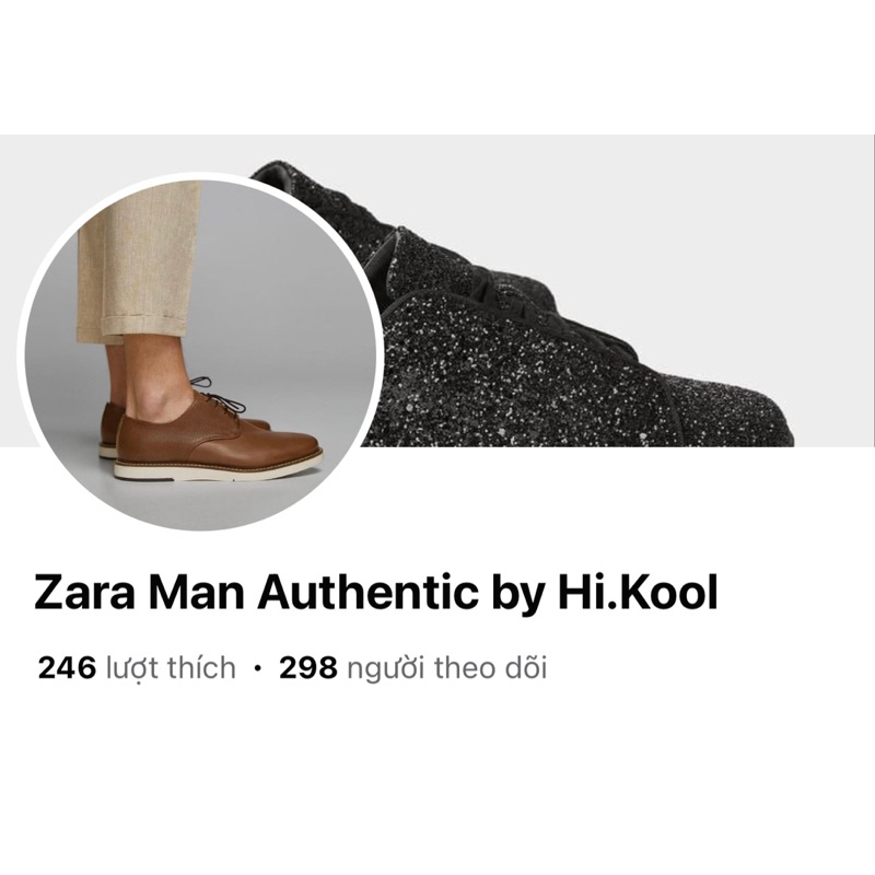 Giày lười nam da lộn Zara authentic SPORTY size 41