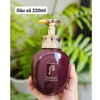 Dầu xả Whoo đông y chai 220ml tách set