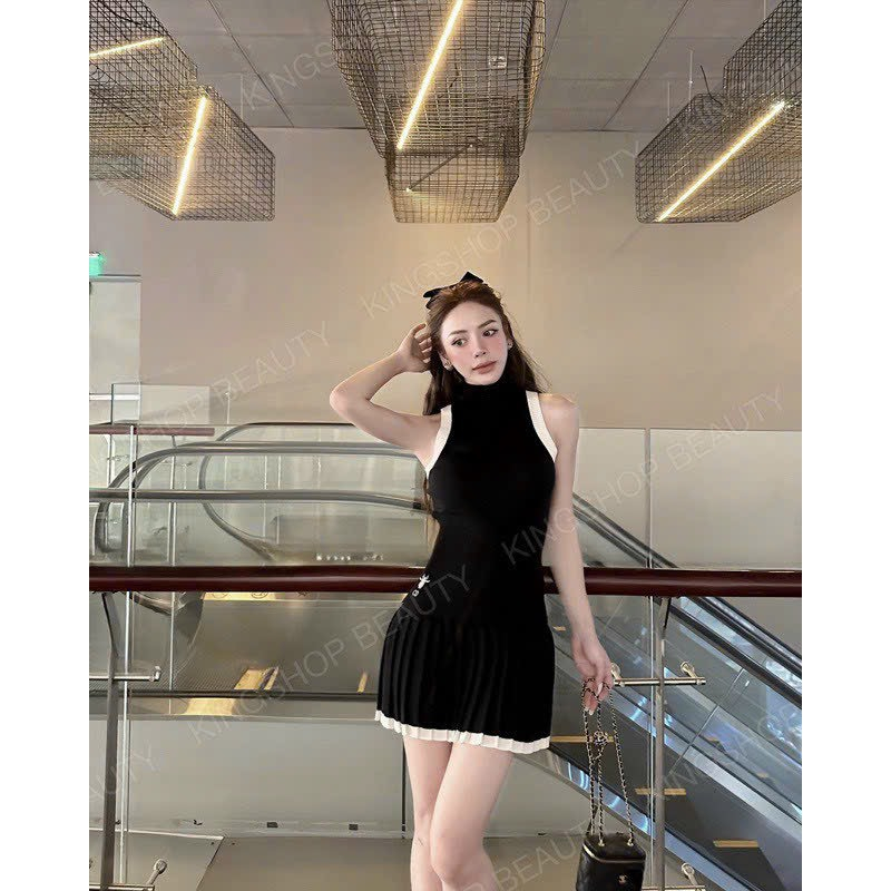 Set thêu ong ba lỗ chất liệu len co giãn siêu hot hàng QC <58kg mặc siêu đẹp, lên form đỉnh