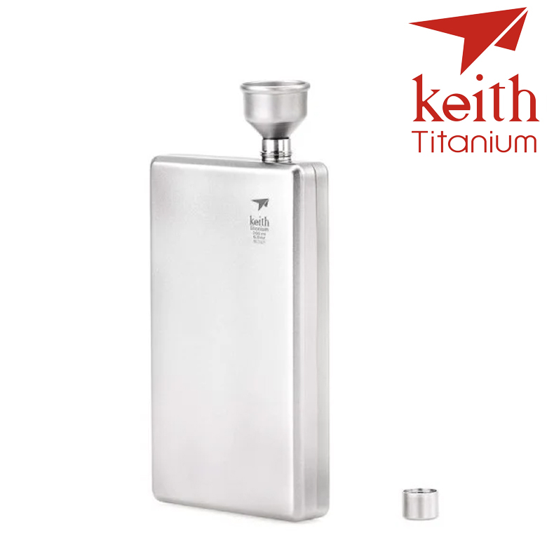 Bình Rượu Keith Titanium Flask 120ml