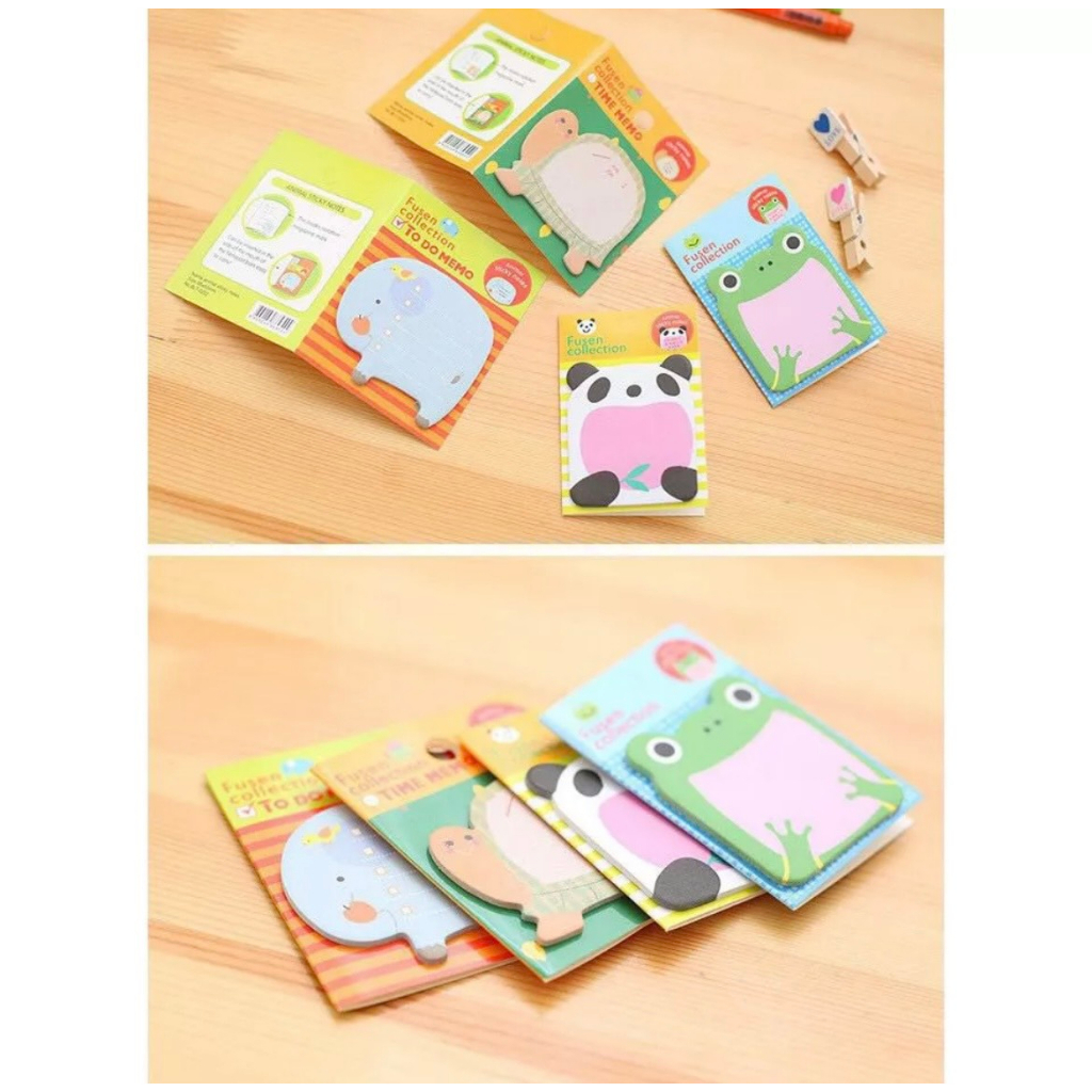 PVN61025 Giấy note ghi chú hình động vật đáng yêu tiện dụng