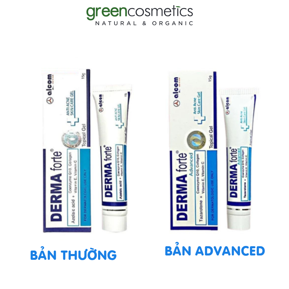 Gel Bôi Mụn Mờ Thâm Trên Da Gamma Derma Forte 15g