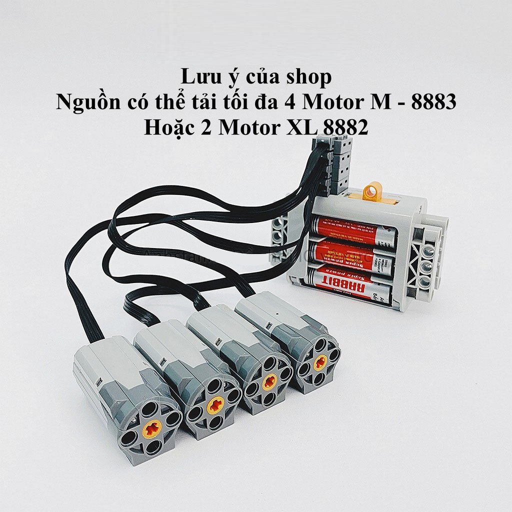 Hộp Nguồn 8881 Tương Thích Bộ Lắp Ráp Lê gô 9686 - Education -Technic