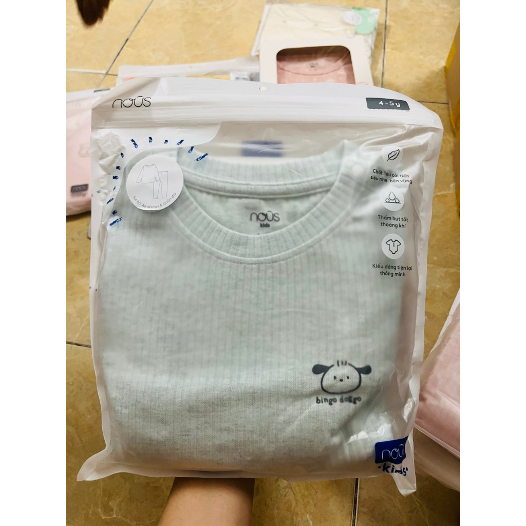 Bộ Dài Tay Thu Đông Nous kids Cho Bé 2y-5y