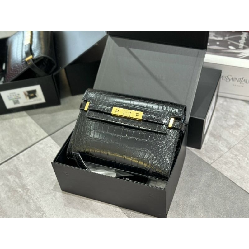 Túi xách dành cho nữ LAURENT vân da rắn cực sắc nwgs