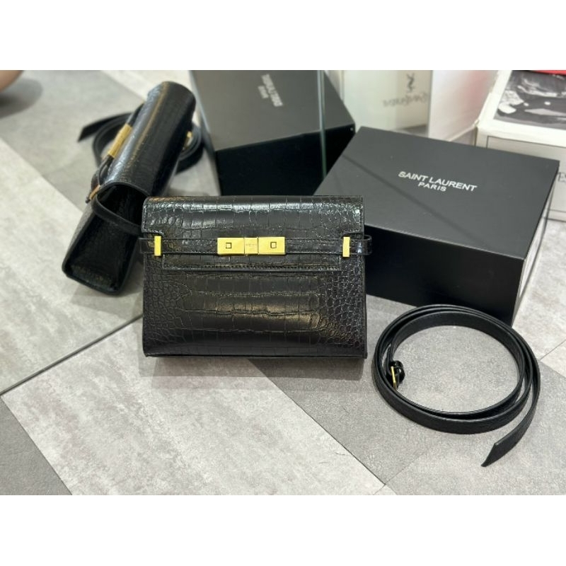 Túi xách dành cho nữ LAURENT vân da rắn cực sắc nwgs