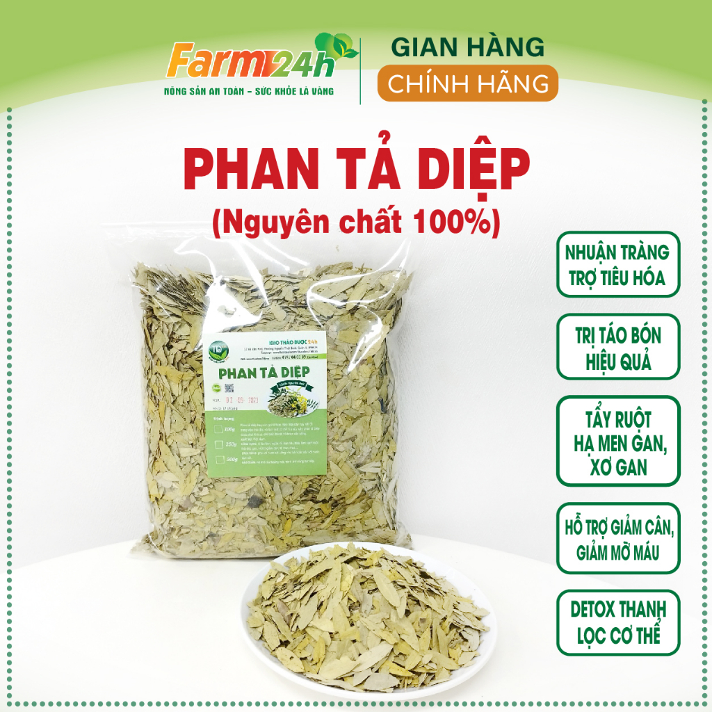 Phan Tả Diệp, giúp bổ sung chất xơ, hỗ trợ tiêu hóa, nhuận tràng, thải độc tố trong ruột  I Farm24h
