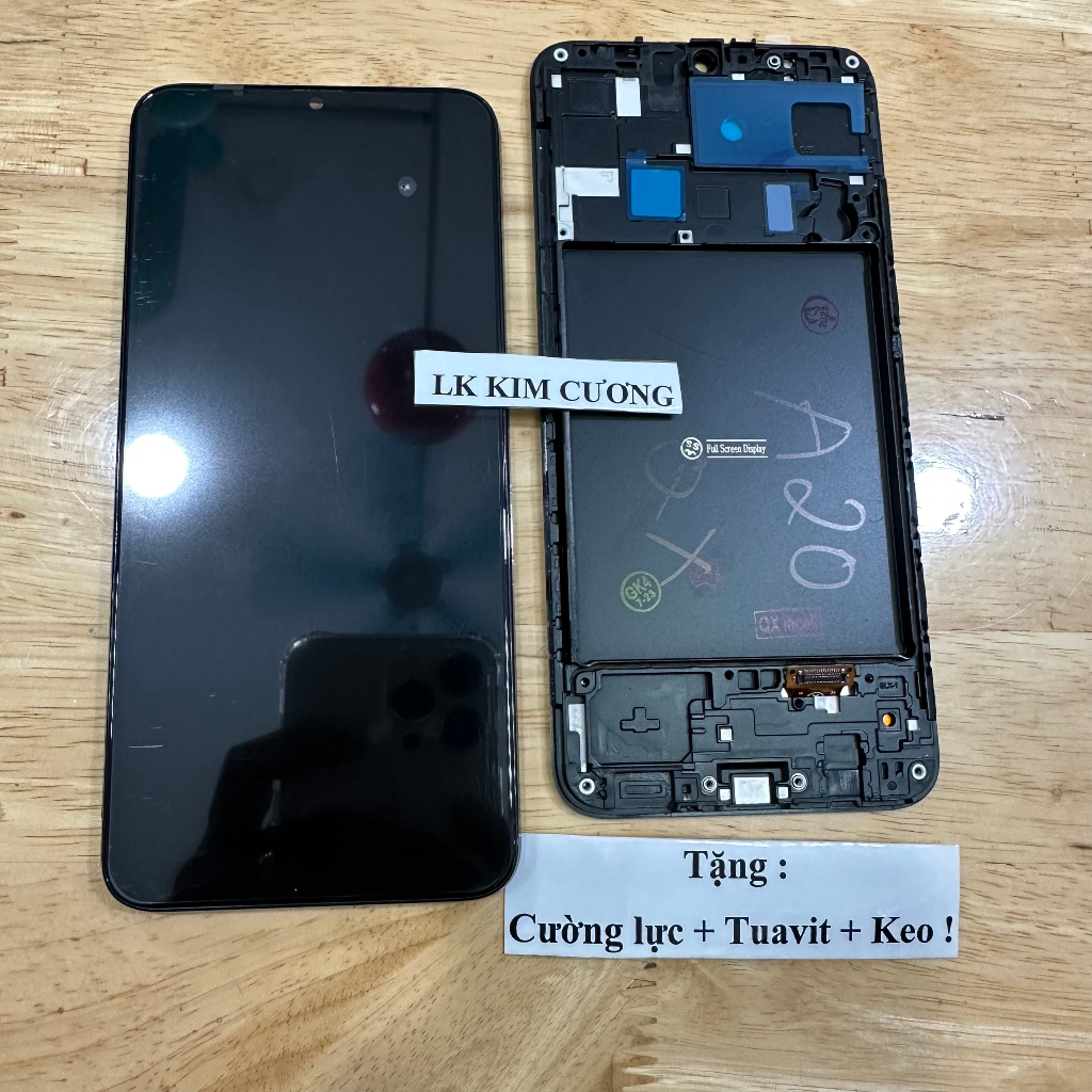 Màn hình tương thích ss a20 - liền khung mã QX