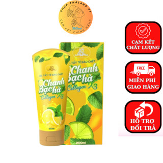 Tẩy Tế Bào Chết Chanh & Bạc Hà Collagen X3