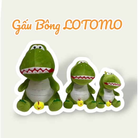 Gấu Bông Khủng Long Gà Con Cực Kì Đáng Yêu. Gấu Bông LOTOMO