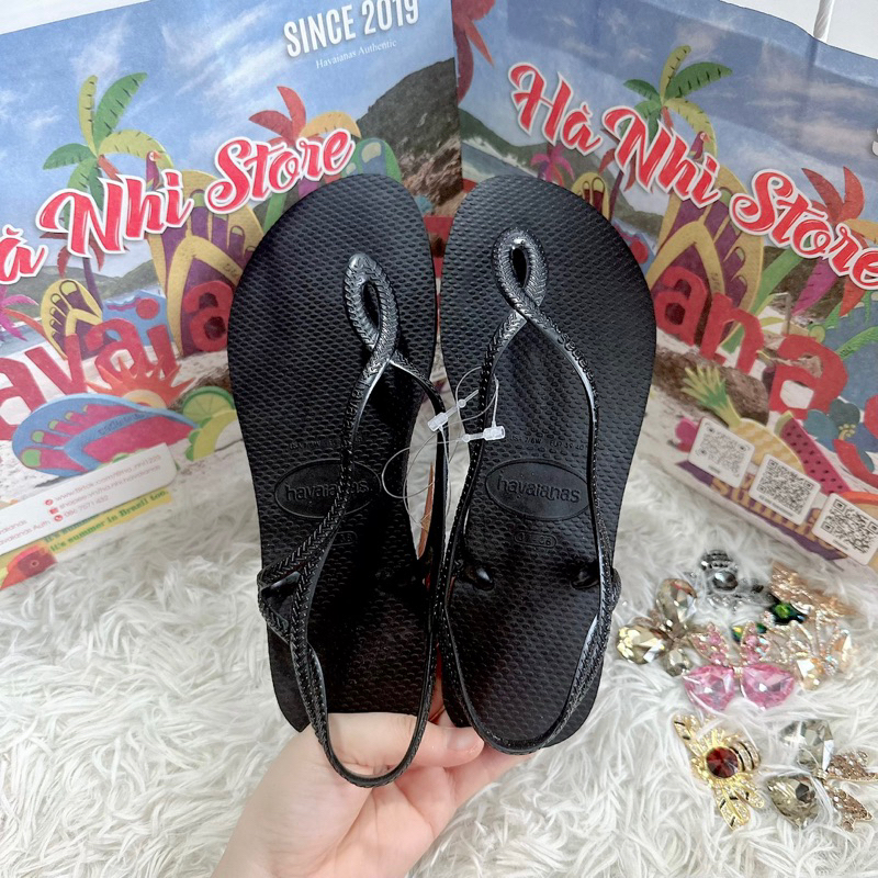 Dép Sandal Nữ Quai Xoắn Chéo Trơn