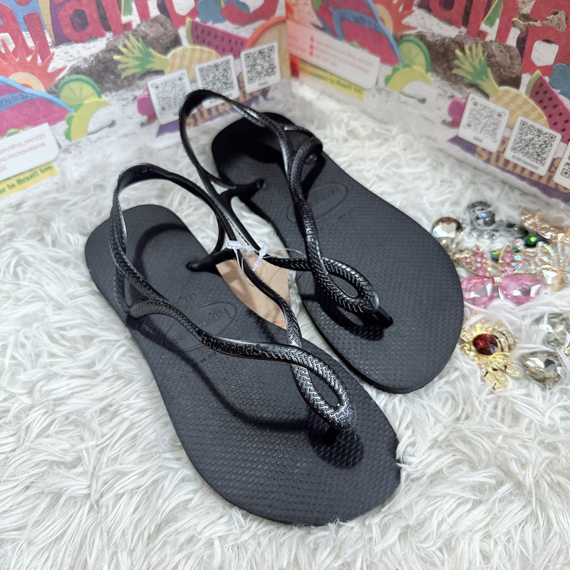 Dép Sandal Nữ Quai Xoắn Chéo Trơn