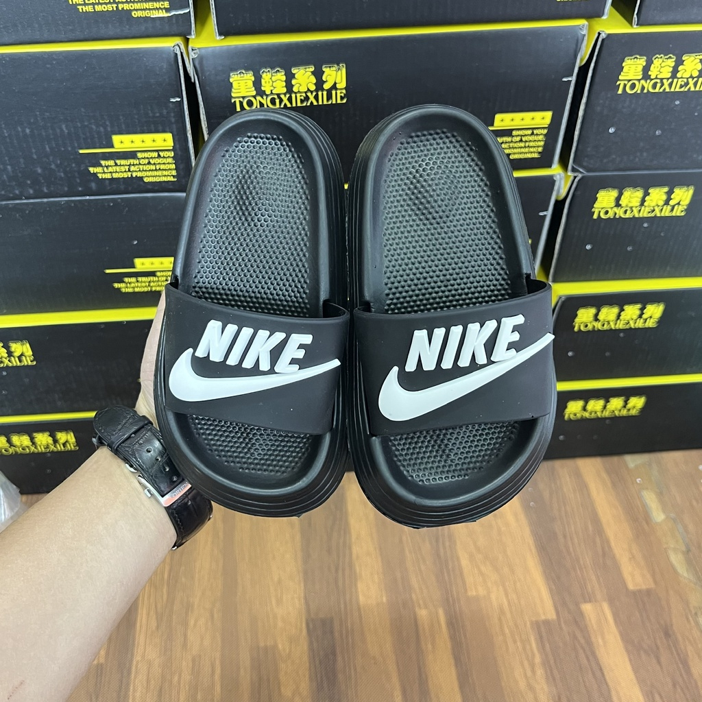 Dép trẻ em Nike Bé Trai Bé Gái,Dép Đế mềm nhẹ Outfit cực sang,Dễ Phối đồ cho bé sz 24-35
