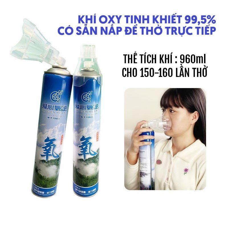 [HÀ NỘI] Bình OXY Krystal kèm dây dẫn khí - Happy Life for You