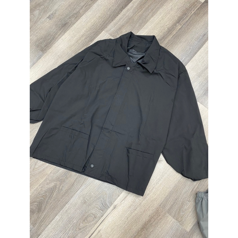 Áo gió tay bo cổ bẻ