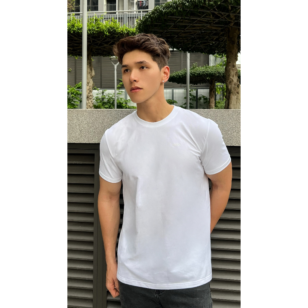 Áo thun nam cổ tròn HAFOS cao cấp, lịch lãm HAFOS