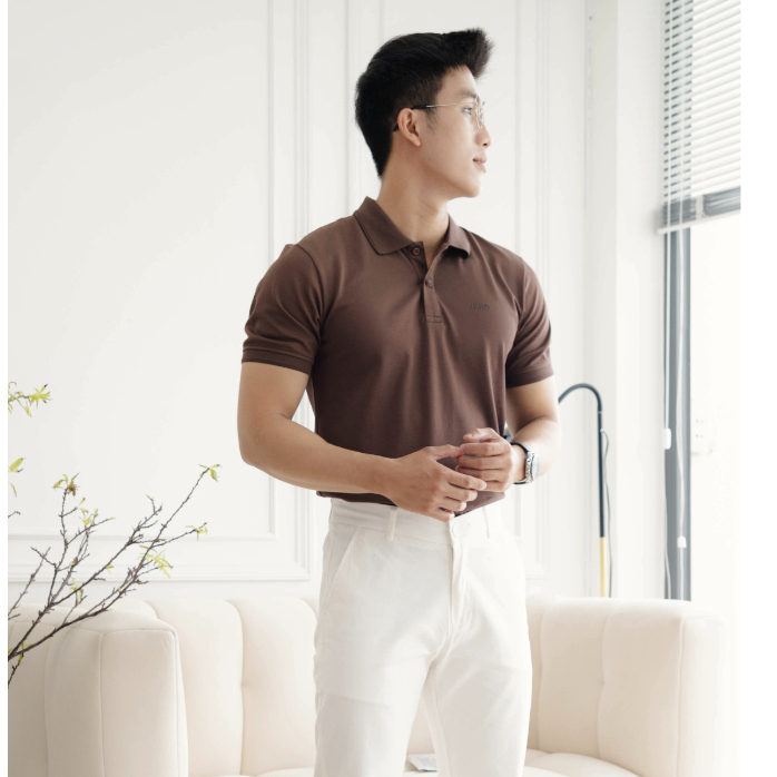 Áo polo nam HAFOS BASIC vải Cá Sấu Cotton cao cấp chuẩn form – HAFOS