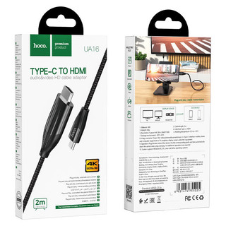 Cáp chuyển type-C sang HDMI cho điện thoại/ máy tính bảng hoco UA16