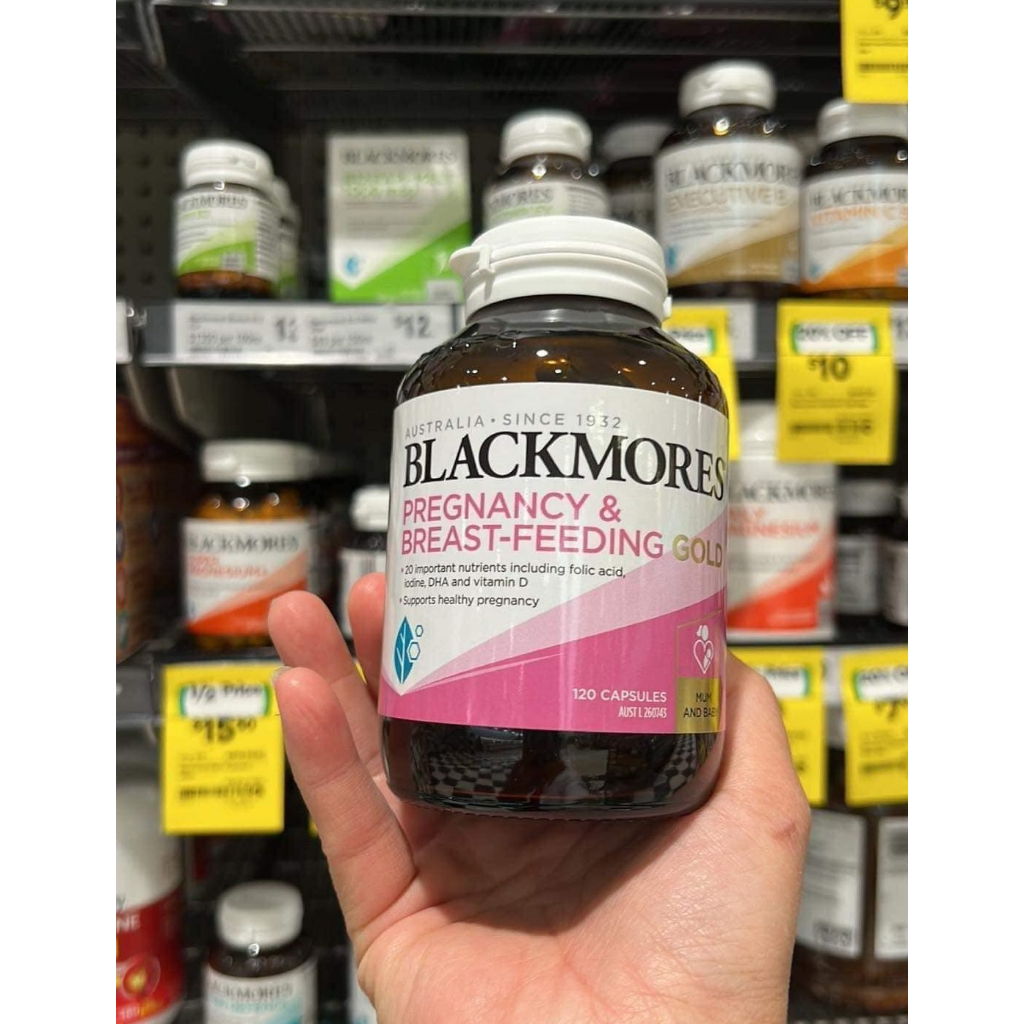 BLACKMORE PREGNANCY & BREAST FEEDING GOLD BẦU 60/180 VIÊN