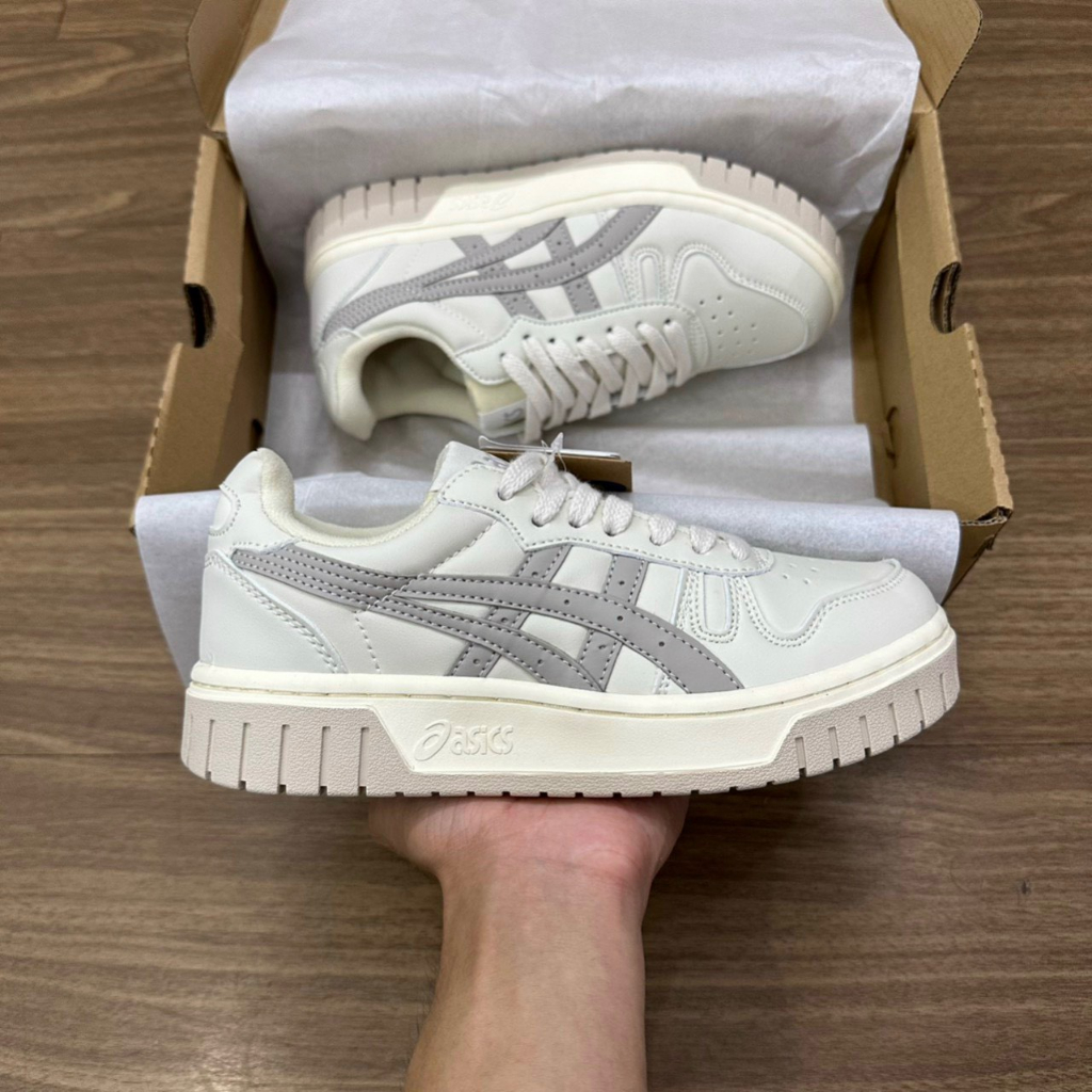 Giày Asics Court MZ Cream Black Gum mẫu mới nhất hót trend đủ size nam nữ full box bill