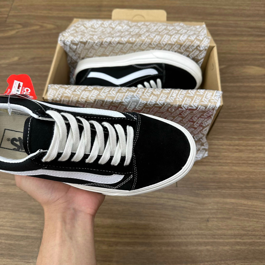 GIÀY 𝐕𝐀𝐍𝐒 VAULT OLD SKOOL MÀU ĐEN ⚡Full box bill⚡ Giày thể thao nam nữ 2021