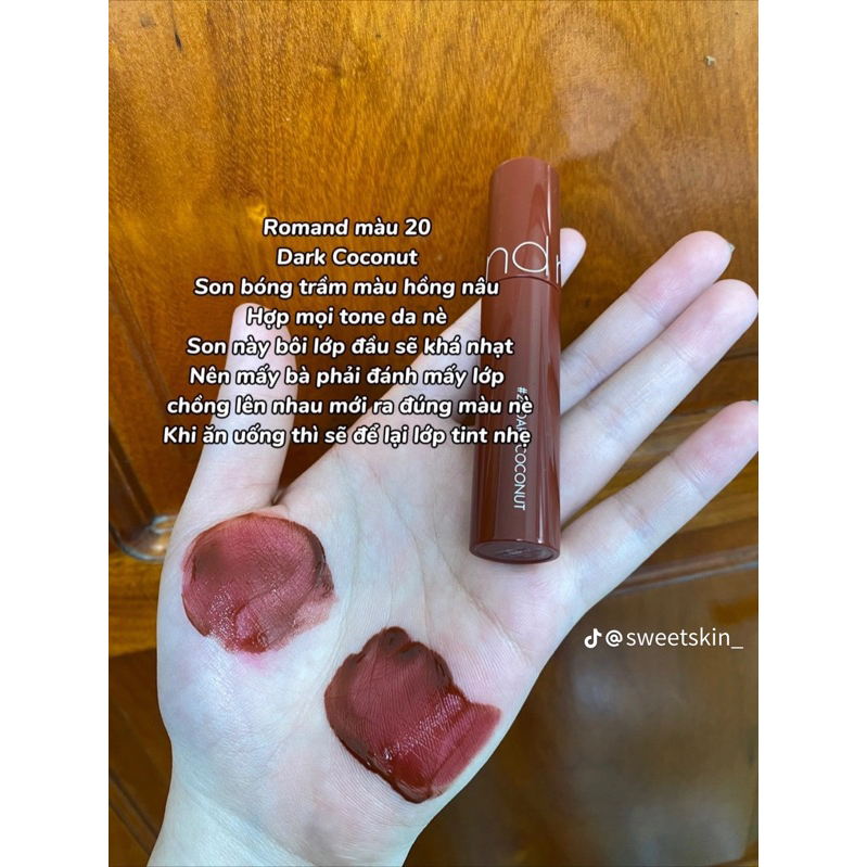 Son tint lì Romand Juicy Lasting Tint Ripe Fruit 5.5g