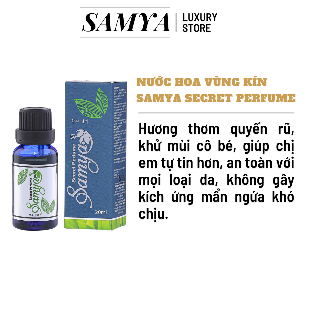 Nước hoa vùng kín Samya Secret Perfume hương hoa nhẹ nhàng quyến rũ giúp