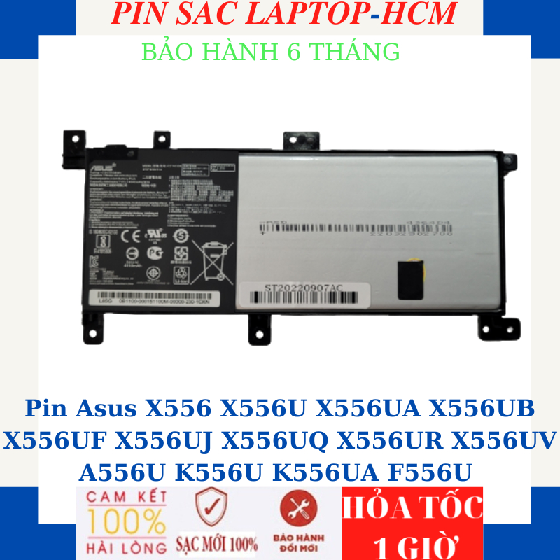 Pin Laptop Asus X556 X556U X556UA X556UB X556UF X556UJ X556UQ X556UR X556UV A556U K556U K556UA F556U