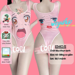 BODYSUIT NỮ SEXY CẢM XÚC EMOJI BIỂU CẢM SINH ĐỘNG GỢI CẢM - IVYSHOP Phấn trang điểm