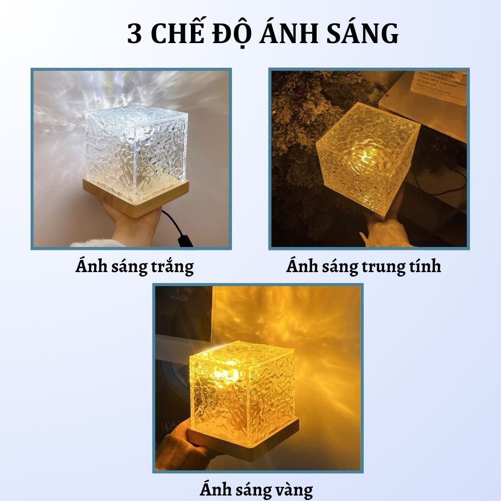 Đèn Ngủ Trang Trí Wasabi Để Bàn Hình 3D Decor Phòng Ngủ Siêu Đẹp