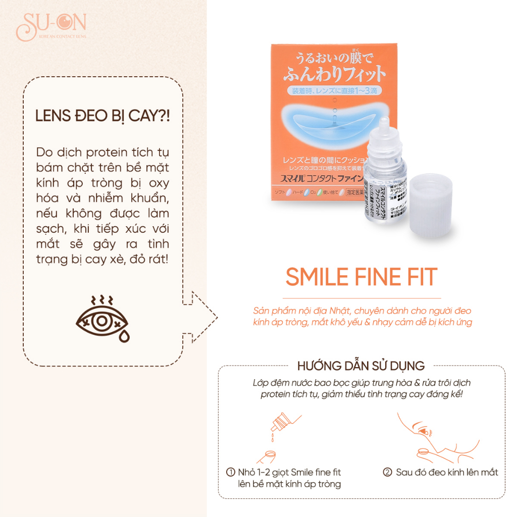 SERUM CẤP ẨM CHUYÊN SÂU CHO LENS -  Dung dịch siêu cấp ẩm & nước ngâm tinh chất cho kính áp tròng của Olens