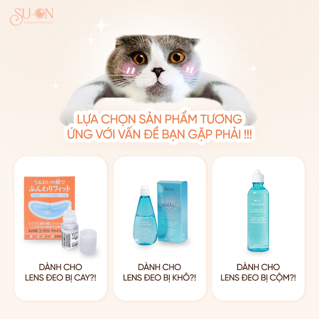 SERUM CẤP ẨM CHUYÊN SÂU CHO LENS -  Dung dịch siêu cấp ẩm & nước ngâm tinh chất cho kính áp tròng của Olens