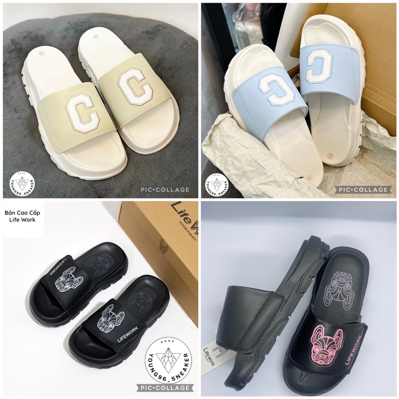 Dép quai ngang Convernat màu mới 2023 Đế 4cm