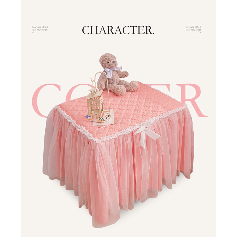 Khăn trải bàn nơ ren công chúa