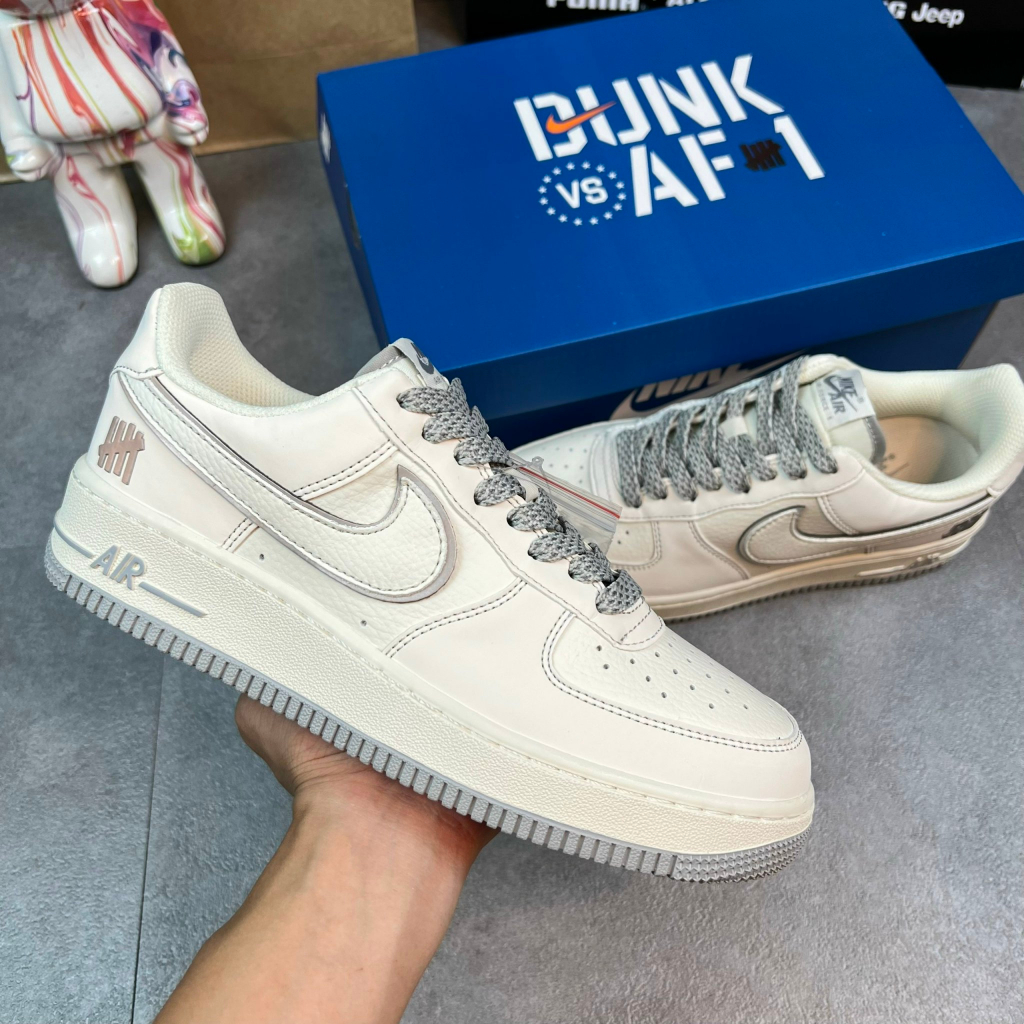Giày_Nike air force 1 best quality, Giày af1 trắng phản quang bản mới nhất 2023 cho nam nữ